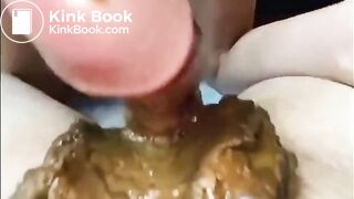 Scat fuck and blowjob