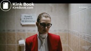 Female Politician takes a shit whilst reading scene