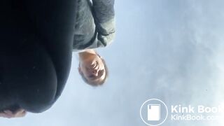 Poo on the windscreen of a car..