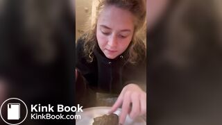 bored girl chews shit stg.1