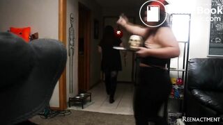 FLM woman have to poo to let out the monster shit