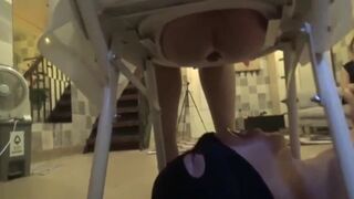 Mean Chinese Mistress and her Toilet Slave