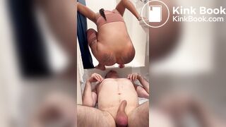 Goddess scat shit in subs mouth