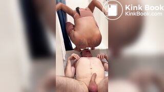 Goddess scat shit in subs mouth