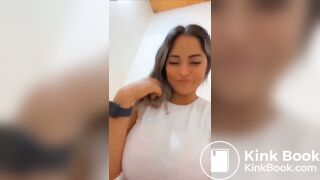 Hot girl diarrhea on toilet.