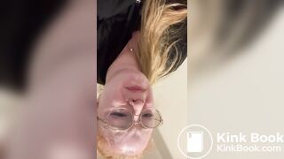 Tasting her own goods