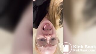 Tasting her own goods