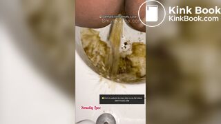 She unleashes thunderous DIARRHEA splashes - video 4