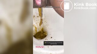 She unleashes thunderous DIARRHEA splashes - video 4