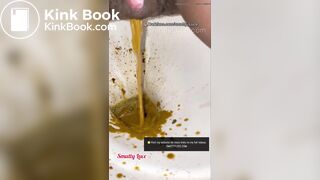 She unleashes thunderous DIARRHEA splashes - video 4