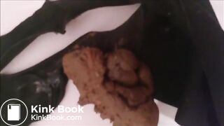 Black undies poo..