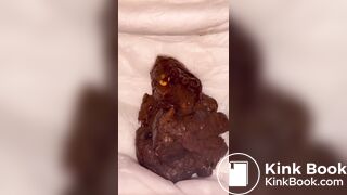 Girl messing goodnites for giveaway..