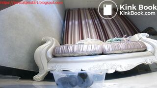 Chinese girl sexy selfie poop 13