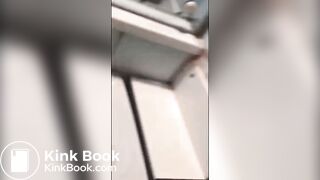 Girl diarrhea in sink