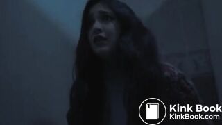 Women has diarrhea in haunted bathroom