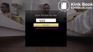 Beautiful Ditzy Bitch Sucks Own Shit