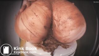 Delicious pawg packs yellow pantyhose with wet mush