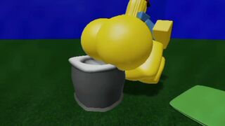 Roblox Noob Girl Drinks Laxative Bloxy Cola (HyperScat)