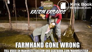 Kaitlyn Farmhand Gone Wrong - punishment in cowshit