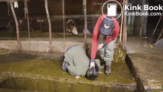 Kaitlyn Farmhand Gone Wrong - punishment in cowshit