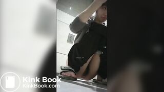 Peeping at Chinese girls using the restroom.ZAA_025