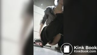 Peeping at Chinese girls using the restroom.ZAA_025