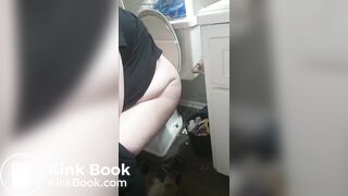 Ssbbw toilet poop