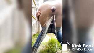 nice log in the back yard