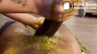 shit handjob - video 3