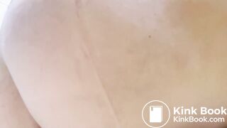 Tasting her shit in a public toilet