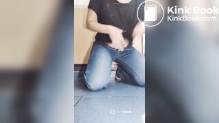 juicy latina can barely get naked before dumping