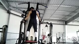 Brazilian man shitting after gym