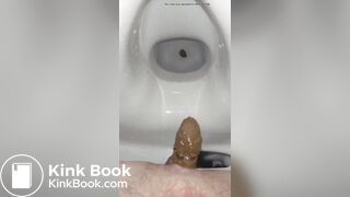 toilet poop from a beautiful girl