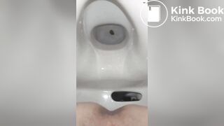 toilet poop from a beautiful girl