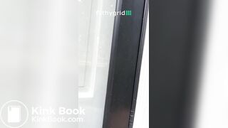 Public scat painting pumpkin