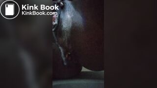 Up close creamy pussy & scat morsels