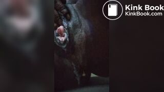 Up close creamy pussy & scat morsels