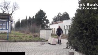 Another hot redhead accidental poop while peeing