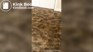 Bbw ebony squirting shit on her carpet