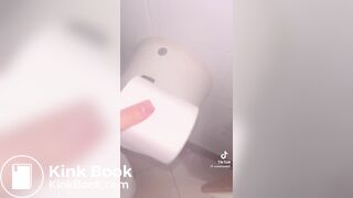 Latina caught shitting by her friend