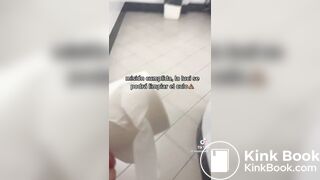 Latina caught shitting by her friend