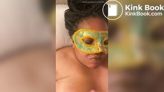 My Devoted and Hungry Ebony Slave Feasts on Fresh Shit!