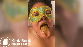 My Devoted and Hungry Ebony Slave Feasts on Fresh Shit!