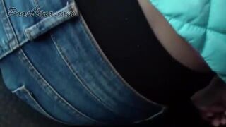 Amateur girl Alina poop and fart in the forest - video 2