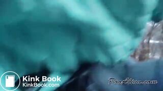 Amateur girl Alina poop and fart in the forest - video 2