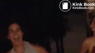 Woman shit on the floor