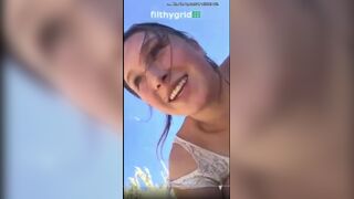 Girl pooping - video 676