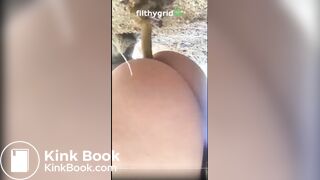 Girl pooping - video 676