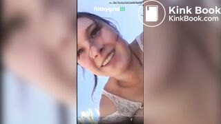 Girl pooping - video 676