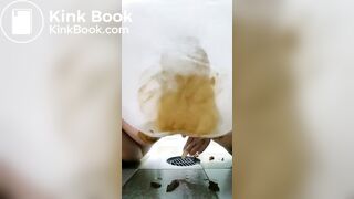 Shit in panties and rubs it in